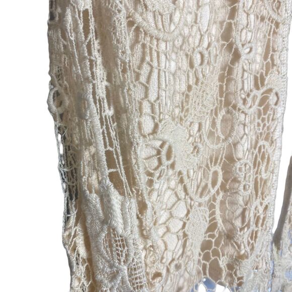 Free People Pretty Rad Crochet Pullover Size S - Picture 4 of 9